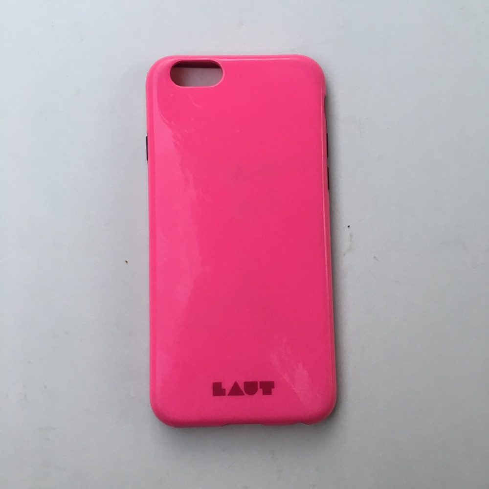 LAUT bright pink case for iPhone 6/6s